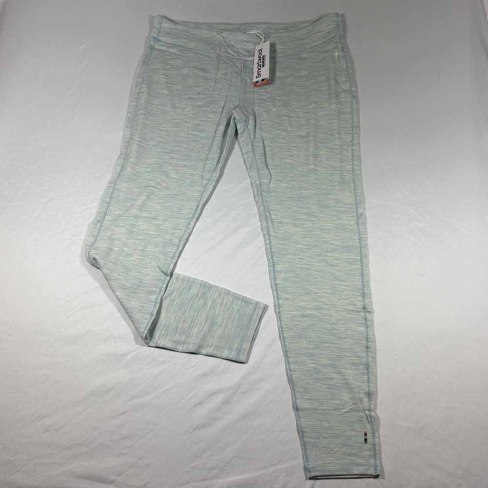 Smartwool Women's XL Classic Thermal Merino Baselayer Pants Winter Sky Heather